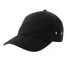 (One Size, Black) Atlantis Unisex Adult Action-S 6 Panel Chino Unstructured Baseball Cap