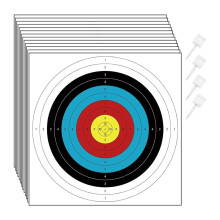 Archery Targets Paper for Backyard, 30Pcs Bow Arrow Targets for Hunting & Archery Targets, Target Practice Accessories