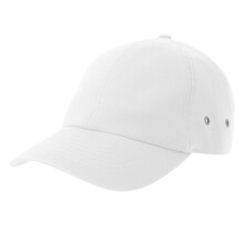 (One Size, White) Atlantis Unisex Adult Action-S 6 Panel Chino Unstructured Baseball Cap