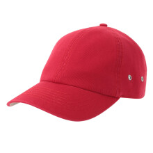 (One Size, Red) Atlantis Unisex Adult Action-S 6 Panel Chino Unstructured Baseball Cap