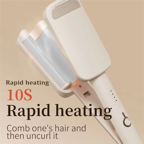 Curling Iron Flat Wave Iron Heated Curling Tool Styling Roller Tool Portable Electric Appliance EU Plug 2