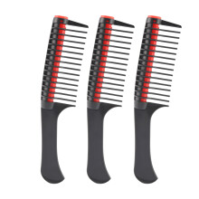 3 Pack Hair Comb, Comb Roller, Detangling Roller Comb Integrated Hair Roller Comb, Anti Splicing Comb for Salon Barber Hair Dye