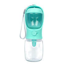 Pets Water Bottle Food Grade Material Dog Cat Travel Pet Water Cup Bottle with Food Dispenser Puppy Waterbottle