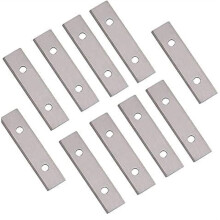 2.38inch(60mm) Paint Scraper Carbide Blades Double-Edged Reversible Replacement Blade 2-3/8inch(60x12x1.5mm) 10pcs