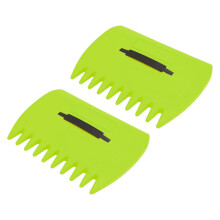 2 Pcs Leaf Scoop Fallen Leaves Grabber Dead Branches Claw Plastic Hand Rake