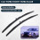 Car Wiper Front Wiper Blade 22In+22In for - SLK Class R170 1996-2004 Hook Windshield Windscreen Front Window 2