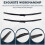 Car Wiper Front Wiper Blade 22In+22In for - SLK Class R170 1996-2004 Hook Windshield Windscreen Front Window 7
