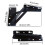 1 Pair Foldable Lifting Bracket Cabinets Sofa Hinge Lifter Furniture Storage Support Hinges Spring Standing Rack Hinge 7