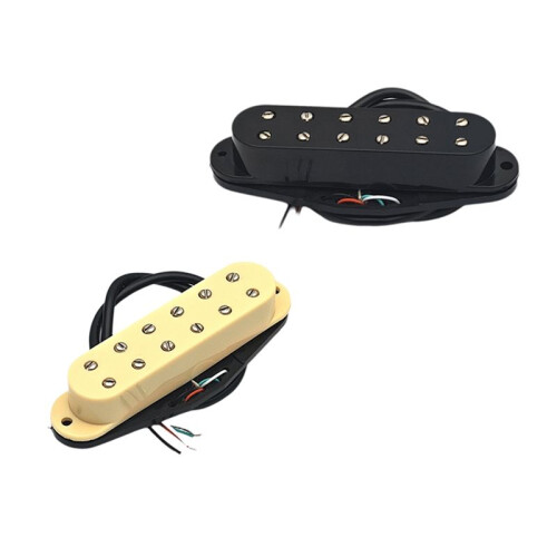 Single Pickup  12 Point Pickup Small Double Track Pickup Four-Core Wire Pickup White 2