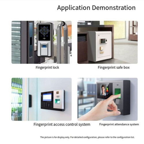 Waveshare UART Fingerprint Access Control Module Relay Board USB Dual Interface Secure Entry and Exit Management System 2