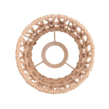 2Pack Rotan Lampenkap, 5,9 X 5 Inch Handgeweven Lampenkappen Vervanging voor Vloerlampen, Hanglamp