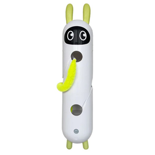 Automatic Interactive Feather Cat Toy Motion Sensor Fluffy Teaser&Whack-A-Mole Game,Rechargeable with Stable Suction Cup