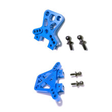 New Metal Upgrade Parts Kit Caster Block Steering Blocks Suspension Arm for LaTrax Teton 1/18 RC Car