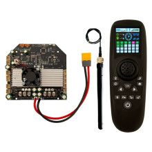 RXG10-TXG4 8V 12V 24V GPS Brushles Remote Control High-Speed High-Power Net Pulling Boat Modification Kit RC Bait Boat