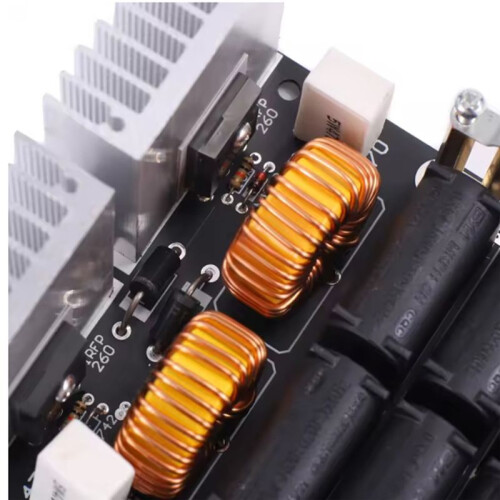 1000W ZVS High-Frequency Induction Heating Machine, 12-48V  Input, Max 20A Current, 500-800W Continuous Power 1