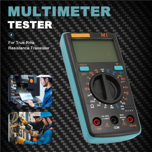 ANENG M1 Digital Multimeter Tester True Rms Resistance Transistor Diode /AC Voltage Measure with Screen Bright