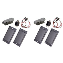 4X Ramassage Active Couvercle de la Batterie pour Humbucker Ramassage 6 Cordes Guitares Électriques