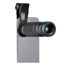 400mm Telephoto Phone Camera Lens with 17mm Threaded Lens Clip 70cm Minimal Macro Focus Distance for