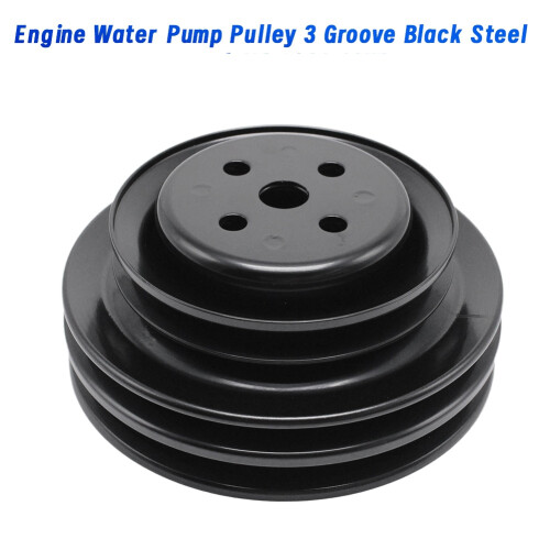 Polia da Bomba D'Água Do Motor com 3 Ranhuras de Aço para  Small Block V8 1962-1977, 5,75 Polegadas de Diâmetro 1