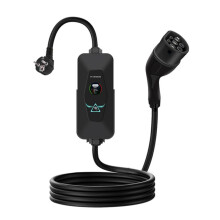 EV Portable Charger 3.5KW 16A with Conversion Plug 5 Currents Modes Car Fast Charger for Electric Vehicle 220V EU Plug