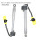 1 Pair Front Active Bonnet Actuator Pedestrian Protection Hinge Sensor for  Arteon CC 3G8823823 5