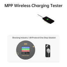 New 1.54-Inch LCD Color Screen Display Magnetic Wireless Charging Tester Qi2 MPP25W Voltage Current Power Meter Tester