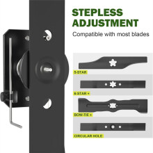 Lawn Mower Blade Balancer, High Precision with Magnetic for Adjustable Blade Holder, Wall Mounted Blade Balancing Tool
