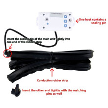 Rolling Shutter Door Stop External Motor Tubular Motor 433 Stop When Encountering Resistance Stop Including 1 Meter Wire