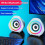 Computer Speakers,USB-Powered PC Gaming Speakers for Desktop Computer Laptop and Phone USB 3.5mm Aux Input Color Light A 5