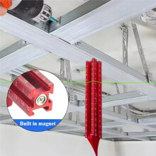 Woodworking Closing and Marking Ruler 4-in-1 Contour Extractor Corner Measuring Gauge Ceiling Level Ruler