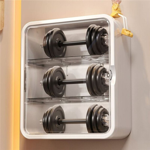No Punching Installation Wall Hanging Cabinet Transparent Drawer-Type Large-Capacity Multi-Layer Storage Box B 2