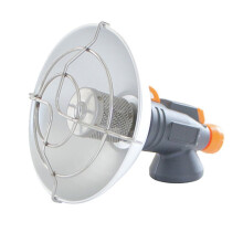 Portable Gas Heater Outdoor Fishing Camping Windproof Stainless Steel Gas Stove Heater with Storage Bag Ice Fishing