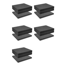 20 PCS Pick Apart Foam Insert Pluck Pre Square Sheet Foam with Bottom Use for Board Game Box Cases Storage Drawer A