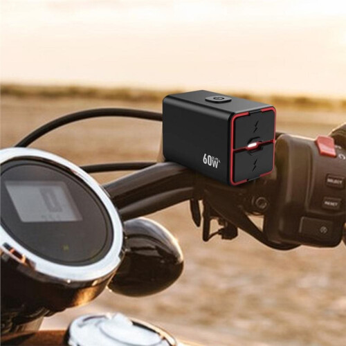LDNIO Motorcycle USB C Charger Handlebar Phone Charger Multi-Speed Adjustable Fast Charging Motorcycle Accessories 1