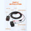 LDNIO Motorcycle USB C Charger Handlebar Phone Charger Multi-Speed Adjustable Fast Charging Motorcycle Accessories 5