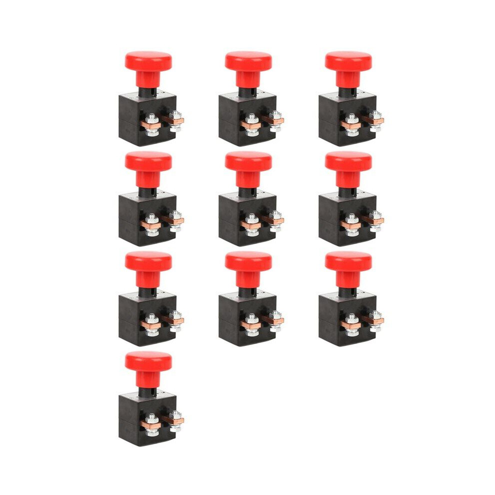 10X 250A Type Emergency Disconnect Stop Start Button Emergency For Forklift Pallet Truck Cart 6031808989727