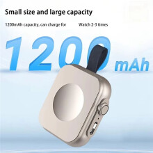 For Watch Magnetic Power Bank1200mAh Wireless Fast Charging PowerBank for IWatch SeriesS10 Portable Charger,A