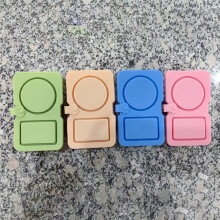 4 Pack Reusable Snack Containers with Lids, Silicone Compartment Snack Box Container, Small Containers for Travel Picnic