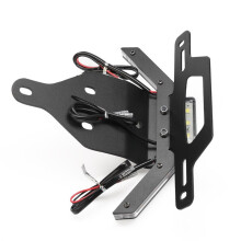 Motorcycle License Plate Holder with LED Light for 450SR 450SRS 250SRS 450NK Tail Tidy Eliminators Bracket