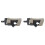 2X Beige Front or Rear Left Side Interior Inner Door Handle for 2007-2012  Santa Fe 82610-2B010 Driver Side 1