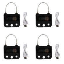 4X  Lock Electronic Timer Lock Household Temporary Lock  Lock Electronic Lock Countdown