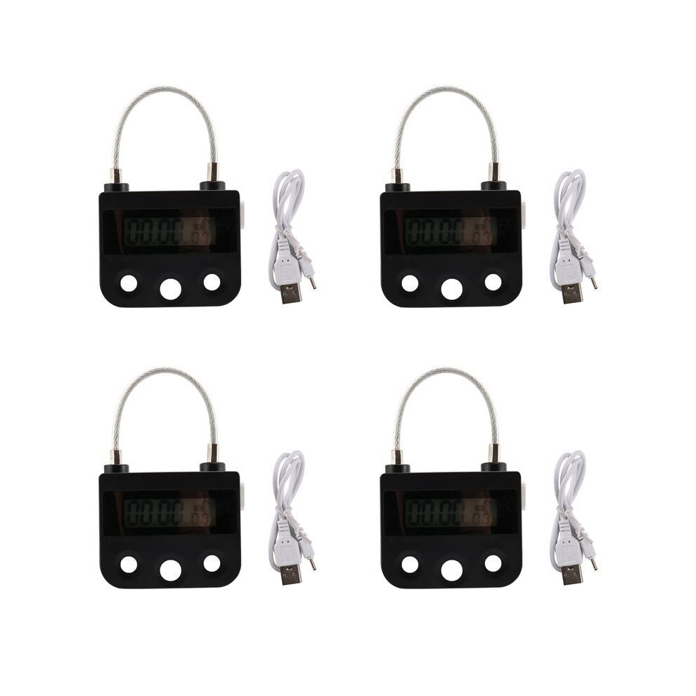 4X Lock Electronic Timer Lock Household Temporary Lock Lock Electronic Lock Countdown 4714246631008
