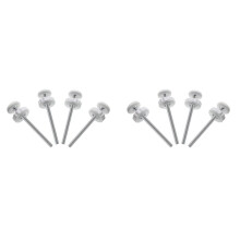 8-Teilige Universal-Gewindespindelstange für Babygitter, M8-Ersatzbolzenteil für Druckmontierte Baby- und Haustier-Sicherheitstore A