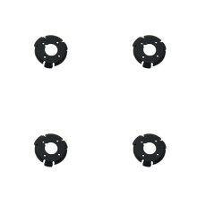 4X per Sostituzione 3 Pro Assorbimento Degli Urti Gimbal Camera Ammortizzatore Parti di Riparazione Cuscino nel Gomma per Droni 3 Pro,B