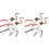 4PCS Ceiling Fan Lights  ZingEar ZE-208S E89885 3 Speed 4 Wire Fan  Pull Chain ,Fan Lights ,Bronze 2