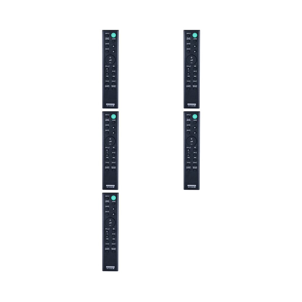 5X Rmt-Ah300u Soundbar Remote Control For Sound Bar Ht-Ct291 Sa-Ct290 Sa-Ct291 Ht-Ct290 Htct290 Black 6134130641957