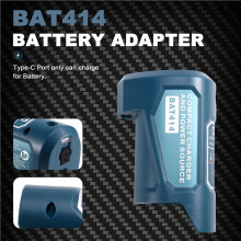 Adaptador de Bateria para Bateria de Lítio para 10,8 V 12 V, Ferramenta Elétrica, Conector de Alimentação USB Tipo C, Carregador e Carregamento