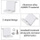 8 Pieces Solar Module Holder End Clamp Kit, Solar Panel  Clamp Brackets, Solar End Clamp Adjustable Solar Panel,30mm 4