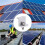 8 Pieces Solar Module Holder End Clamp Kit, Solar Panel  Clamp Brackets, Solar End Clamp Adjustable Solar Panel,30mm 9