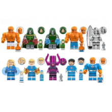 10pcs Fantastic Four Thunderbolt Stone Man Destroyer Doctor Devourer Assembler Building Blocks Doll Toy